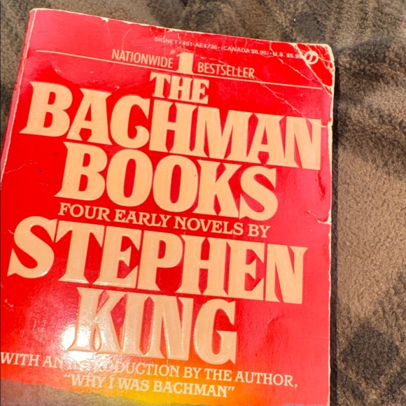 Stephen King 'The Bachman Books' Red Paperback - Picture 2 of 6